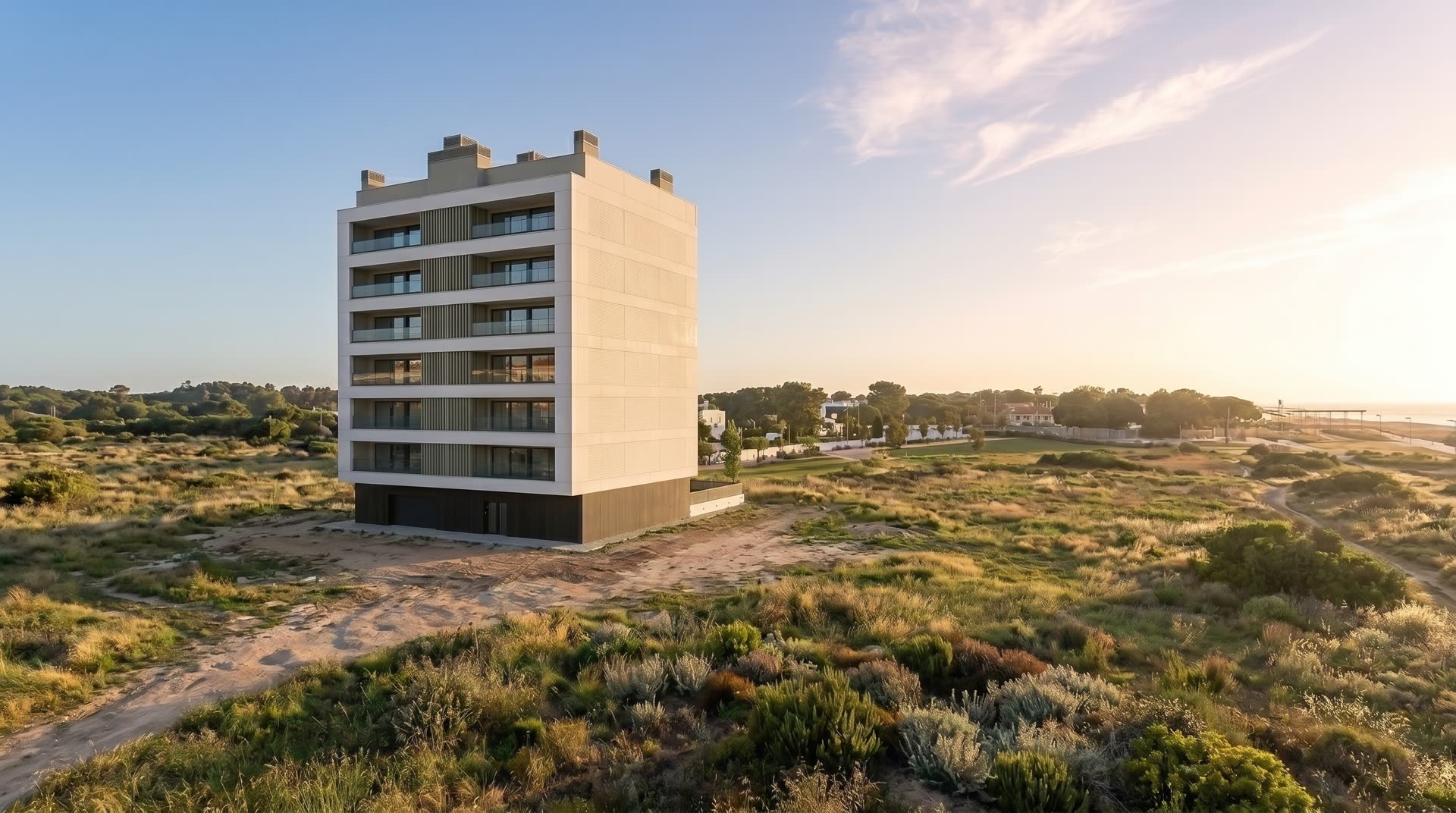 Architectural visualization of Marin
