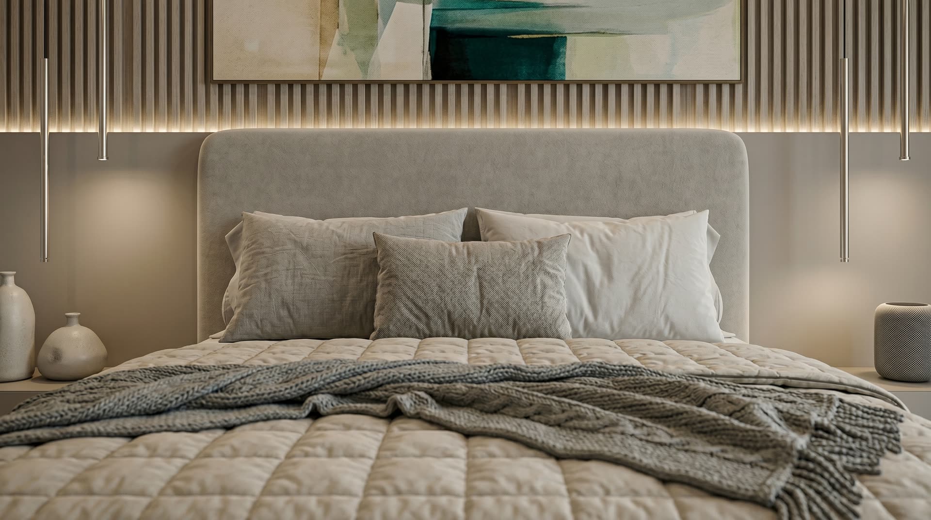 Bedroom detail at Marin